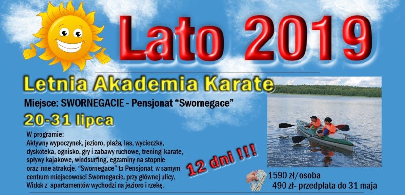 Letnia Akademia Karate-Swornegacie 2019