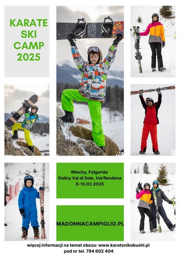 Karate Ski Camp – Dolomity 2025