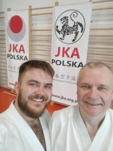 Staż techniczny JKA z legendami karate Shotokan – sensei Naka Tatsuya (7 dan) i sensei Kurihara Kazuaki (6 dan).