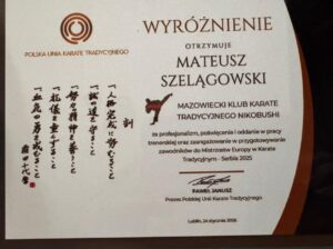 Uroczysta Gala Polskiej Unii Karate Tradycyjnego